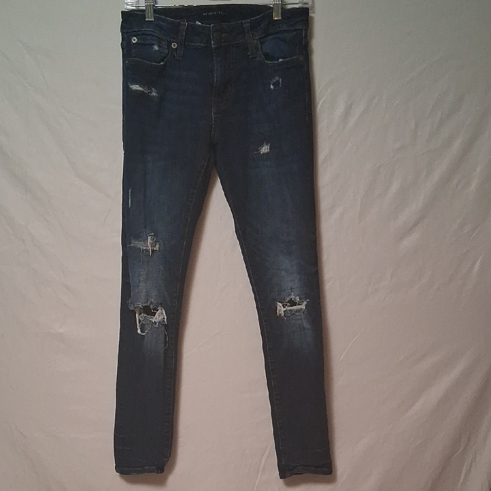 Aeropostale Men's Distressed Blue Jeans Size 28/32